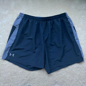 Under Armour Men’s Black Loose Fit Athletic Shorts w/ Lining - Size 2XL - EUC